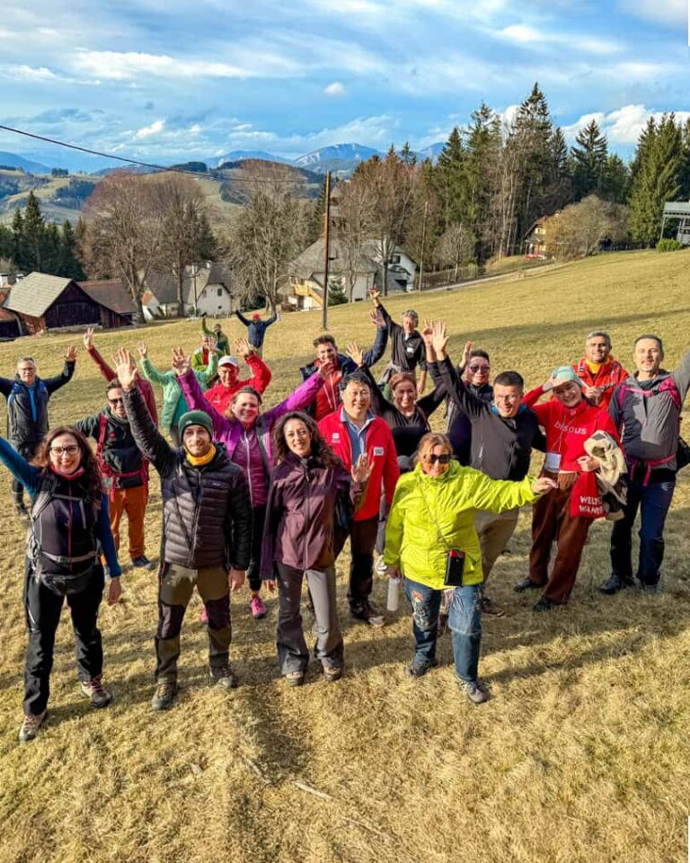 Weltweitwandern Partner-Academy, Wandern in der Gruppe