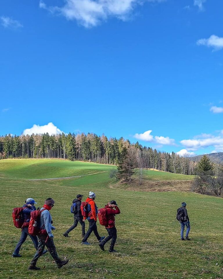 Weltweitwandern Guides beim Wandern